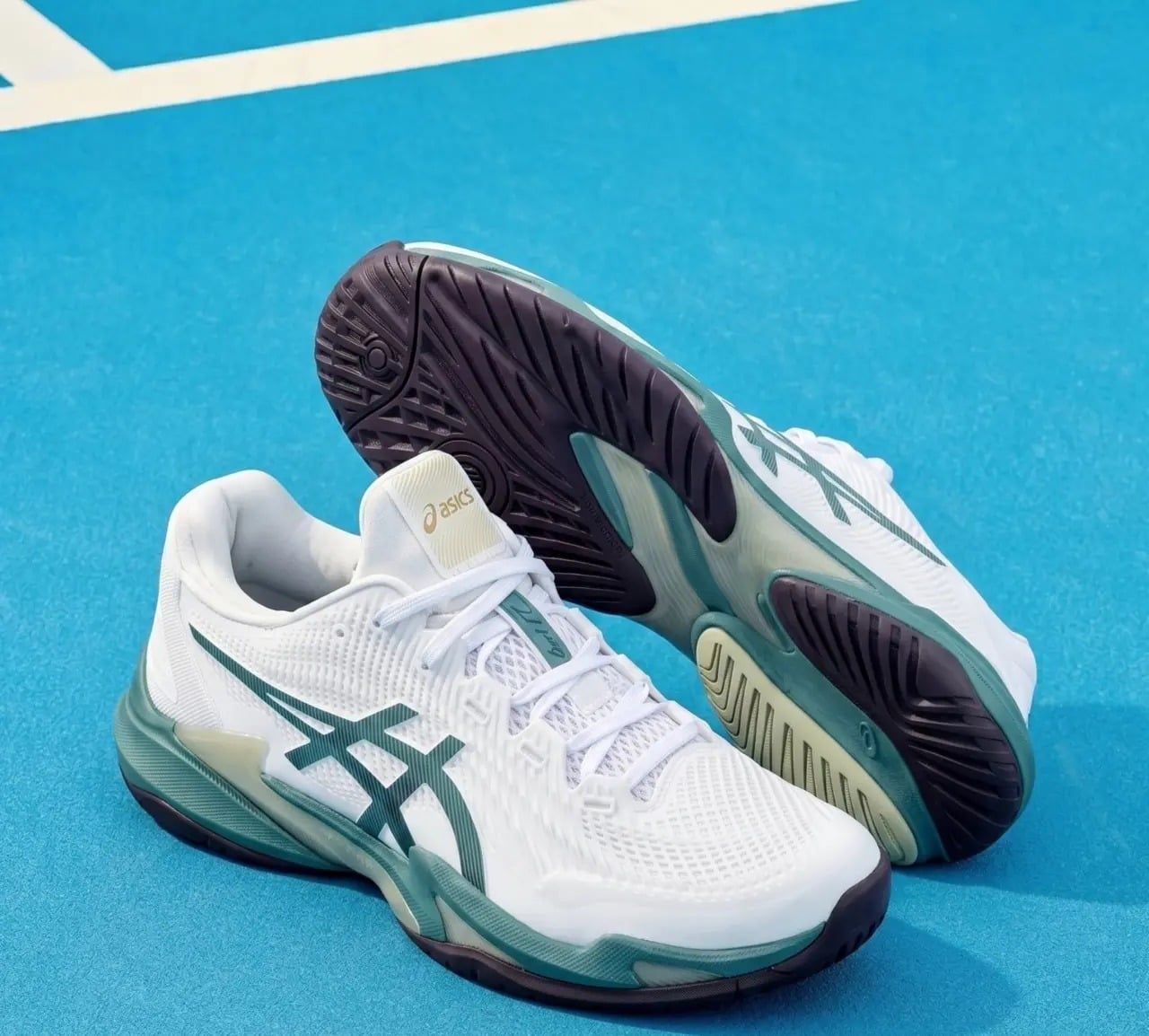  Giày Asics Court FF 3 'Foggy Teal' 