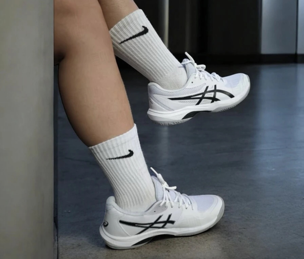  Giày Asics Game FF 'White Black' 