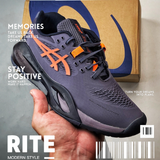  Giày Asics Gel Resolution X 'Greyish Purple Nova Orange' 