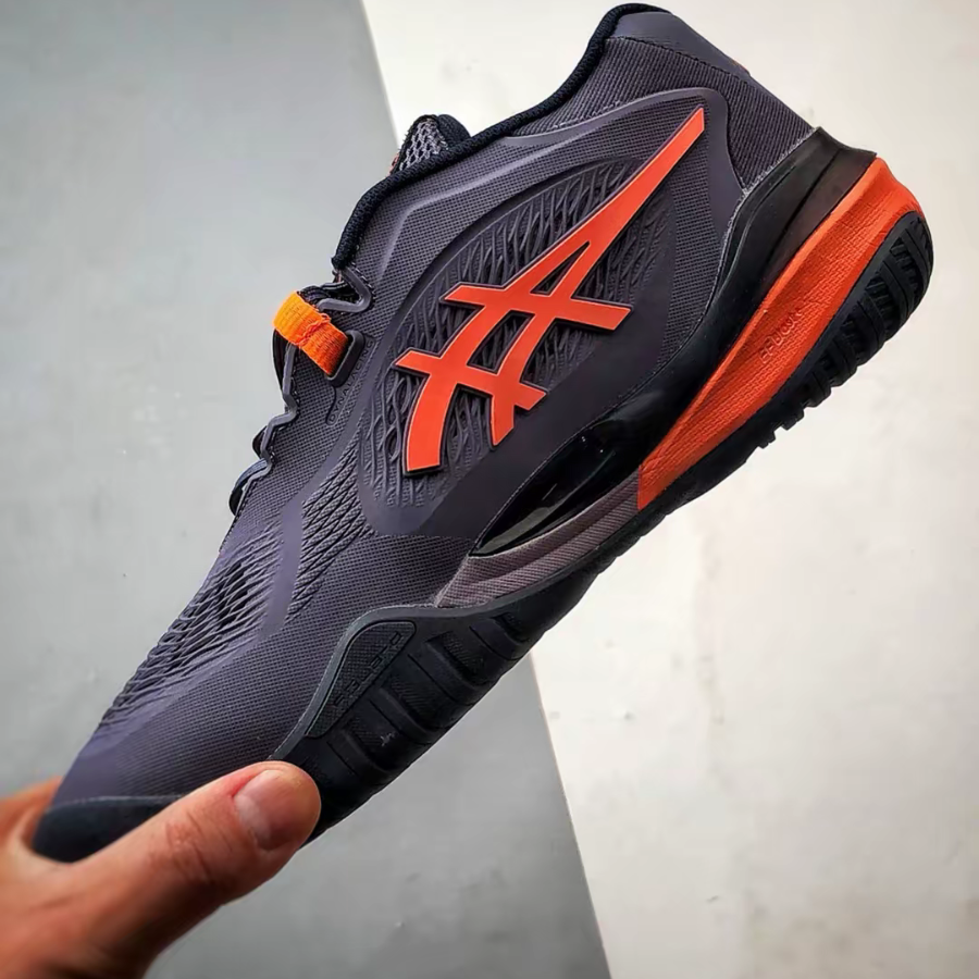  Giày Asics Gel Resolution X 'Greyish Purple Nova Orange' 