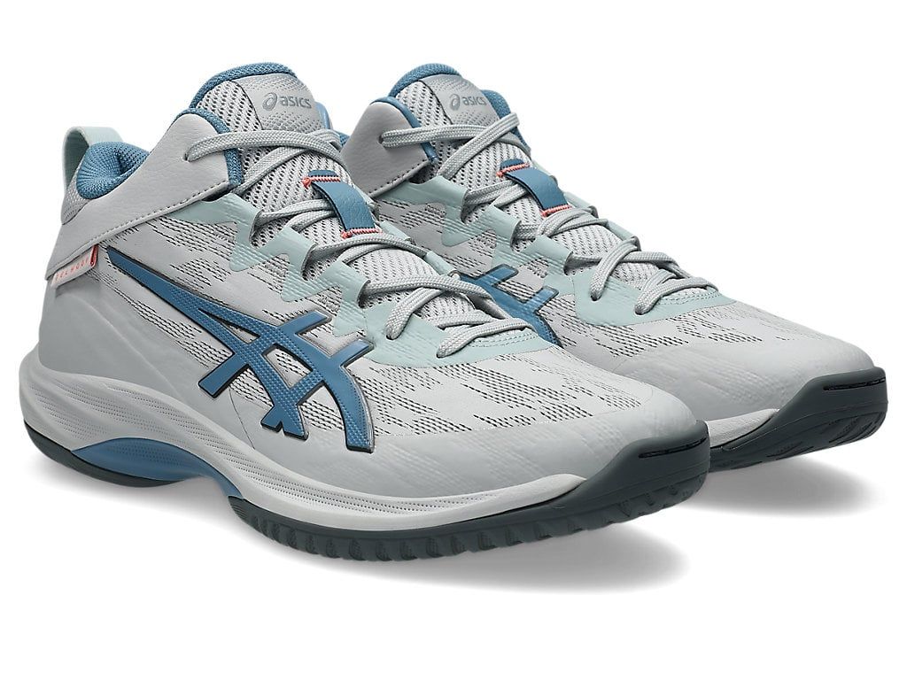  Giày Asics Gelhoop V17 S 'Cloud Grey Saba Blue' 