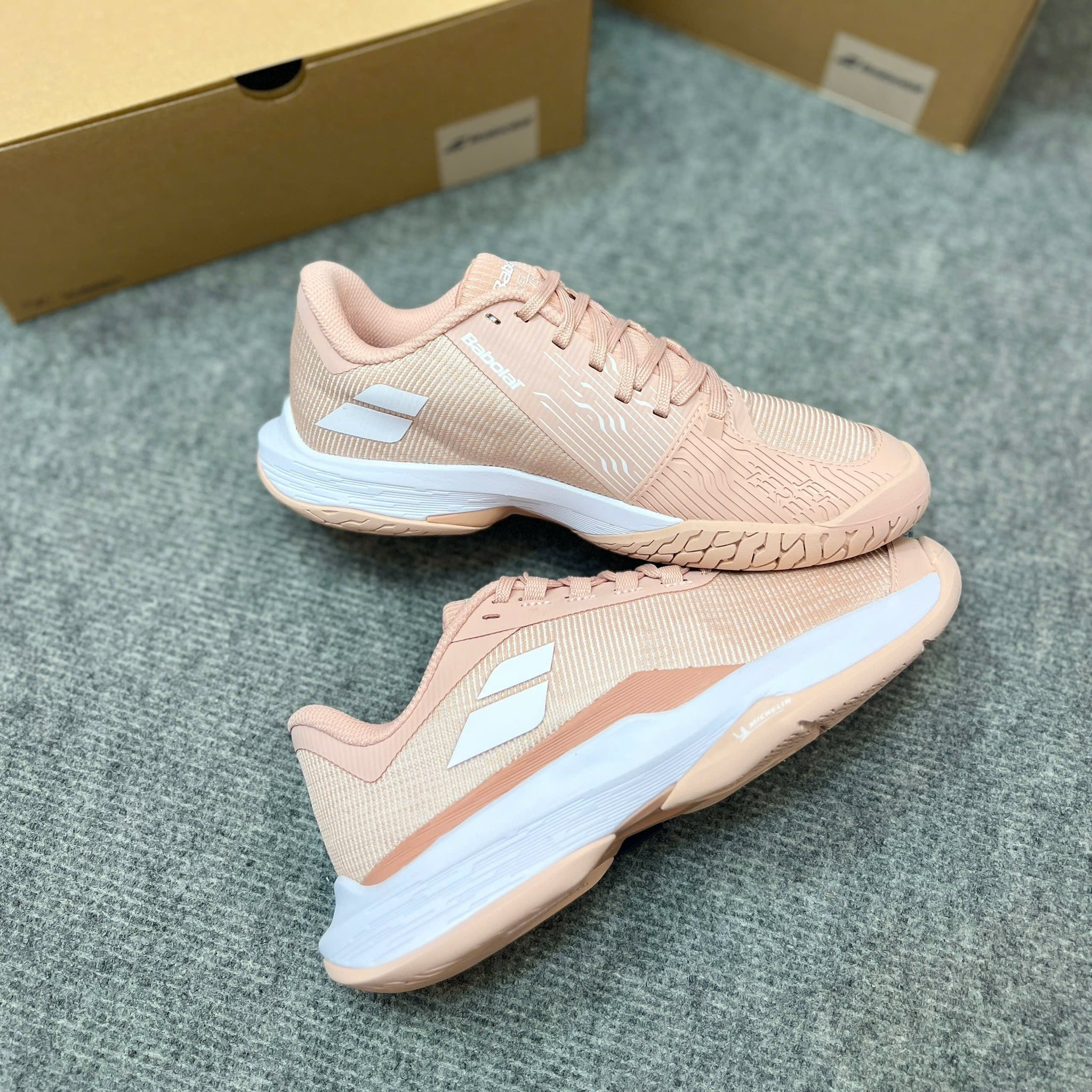  Giày Babolat Jet Tere 2 Evening Sand 'Pink White' 