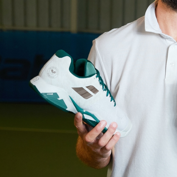  Giày Babolat Propulse Wimbledon 'White Green' 