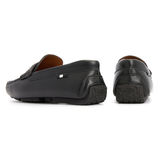  Giày Bally Pablon Pebbled Leather Loafers 'Black' 