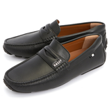  Giày Bally Pablon Pebbled Leather Loafers 'Black' 