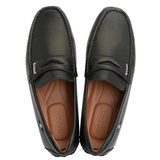  Giày Bally Pablon Pebbled Leather Loafers 'Black' 