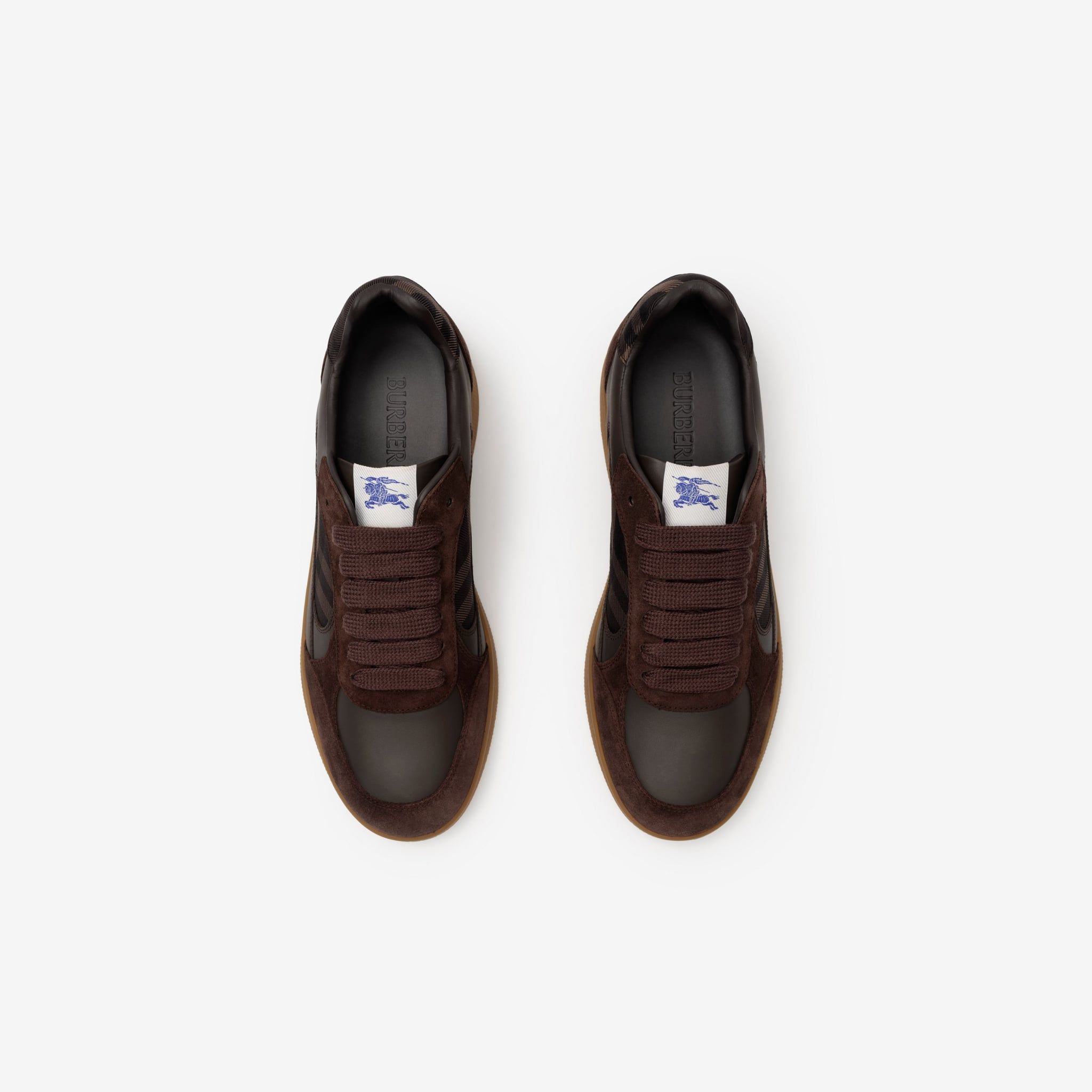 Giày Burberry Check Terrace Sneakers​ 'Dark Brown' 