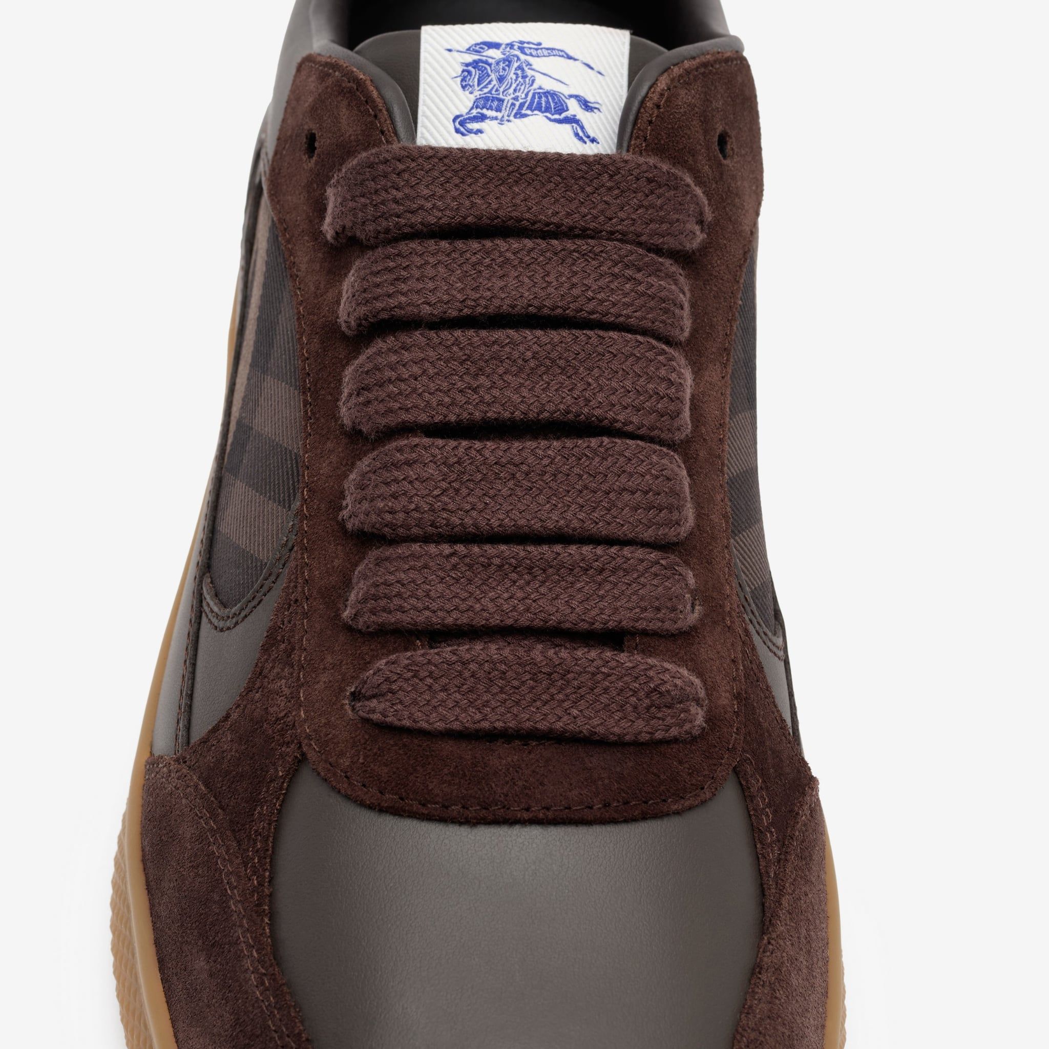  Giày Burberry Check Terrace Sneakers​ 'Dark Brown' 