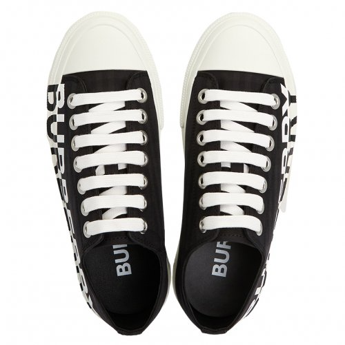  Giày Burberry Larkhall Low Top Lace Up 'Black' 