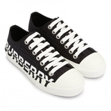  Giày Burberry Larkhall Low Top Lace Up 'Black' 