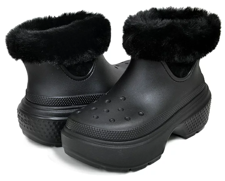  Giày Crocs Stomp Lined Boot ‘Black’ 