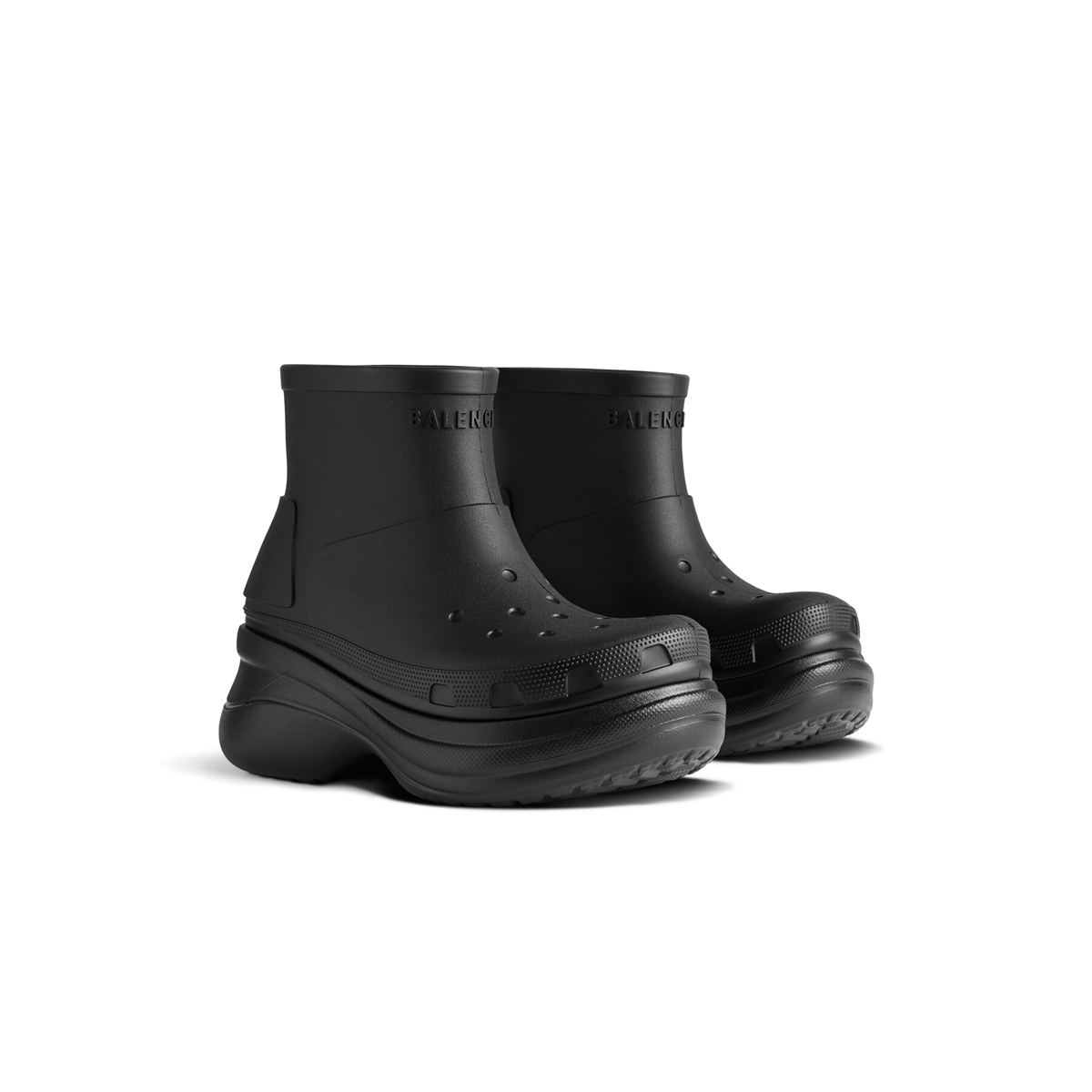  Giày Crocs X Balenciaga Bootie ‘Black’ 