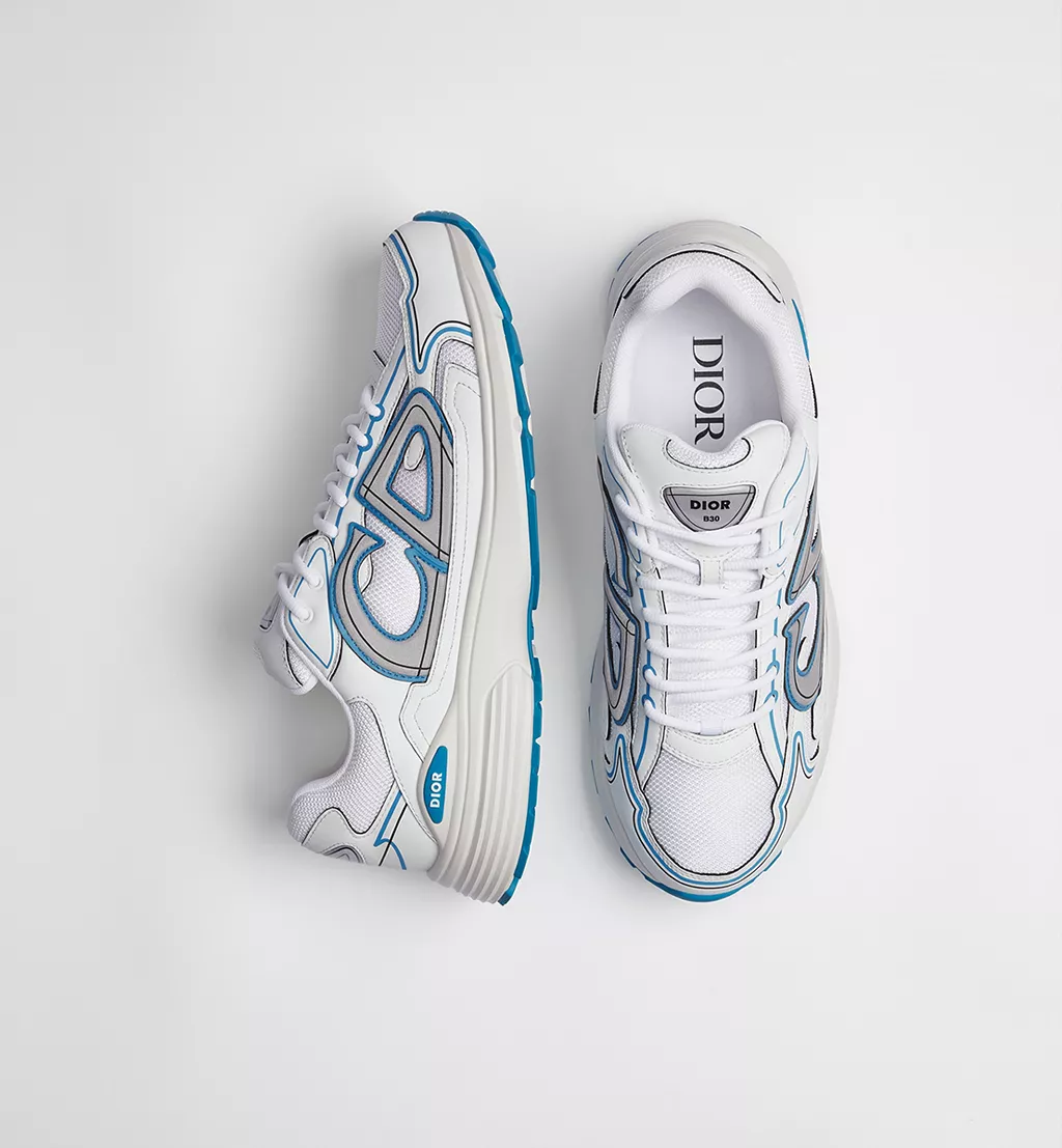  Giày Dior B30 Countdown Sneaker 'White' 