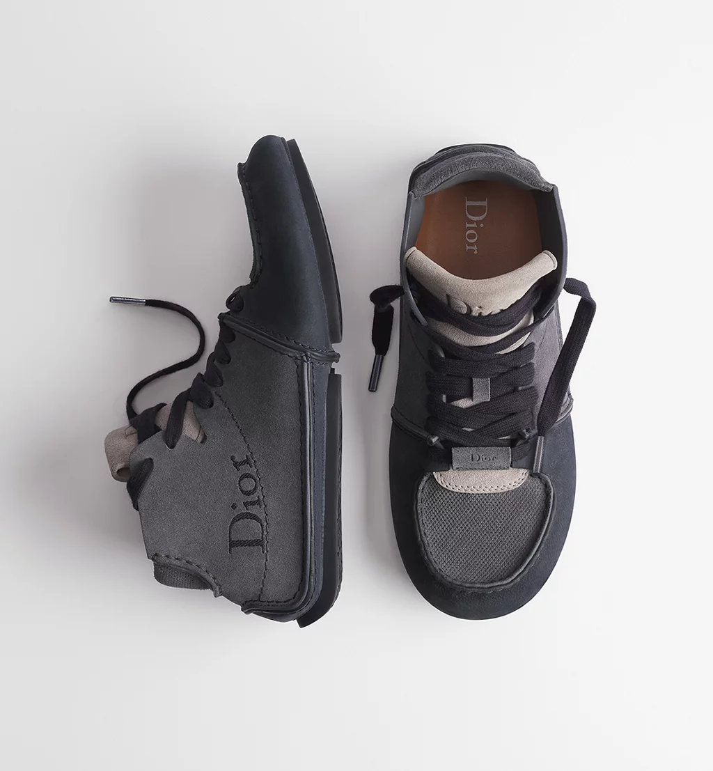  Giày Dior Roadie Lace-Up Boot 'Deep Blue' 