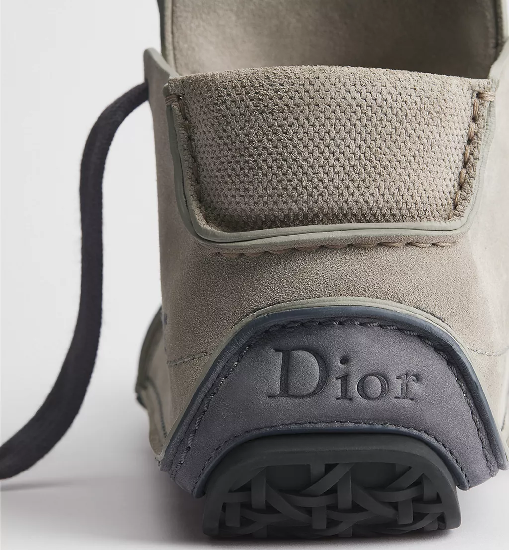  Giày Dior Roadie Lace-Up Boot 'Gray' 