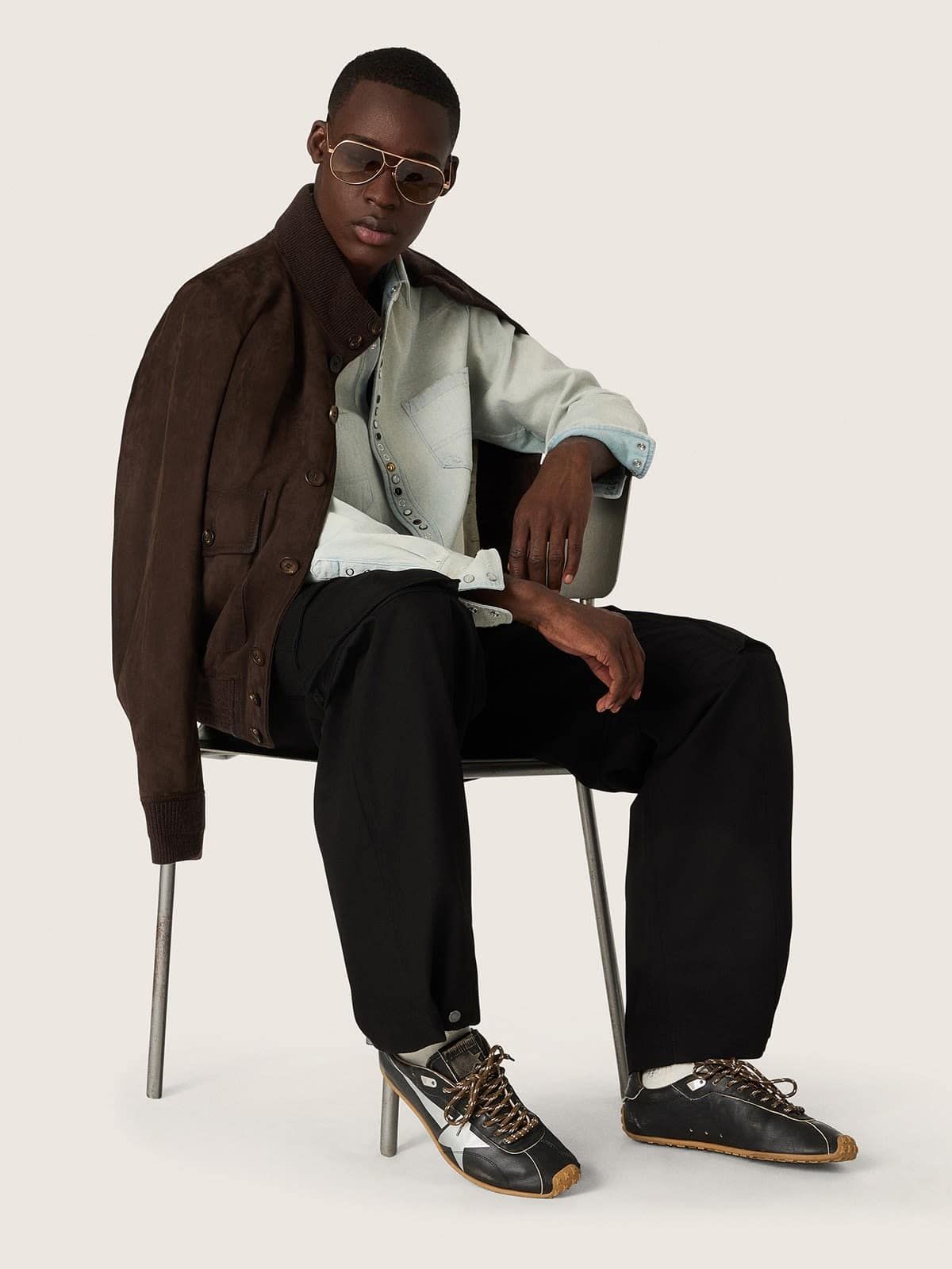  Giày Golden Goose Marathon Speed 'Black' 