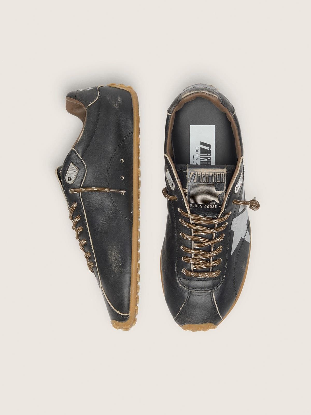  Giày Golden Goose Marathon Speed 'Black' 