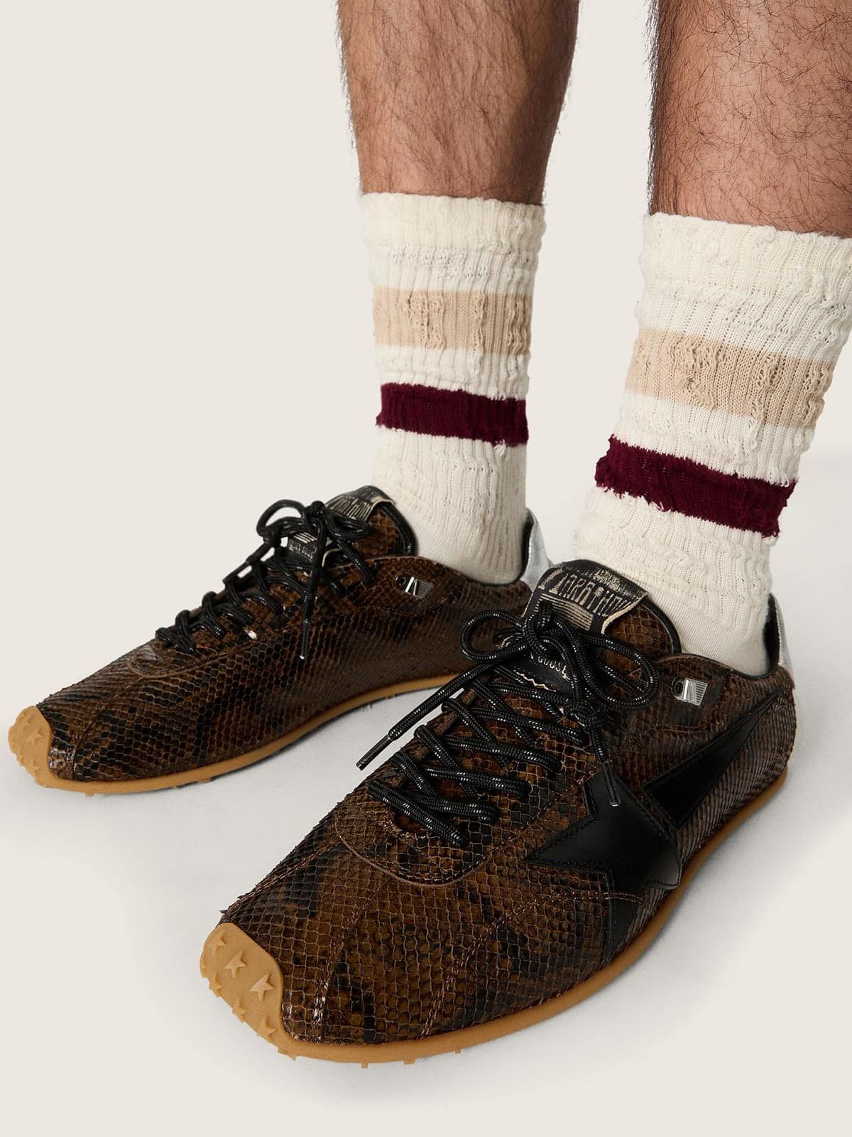  Giày Golden Goose Marathon Speed 'Brown' 