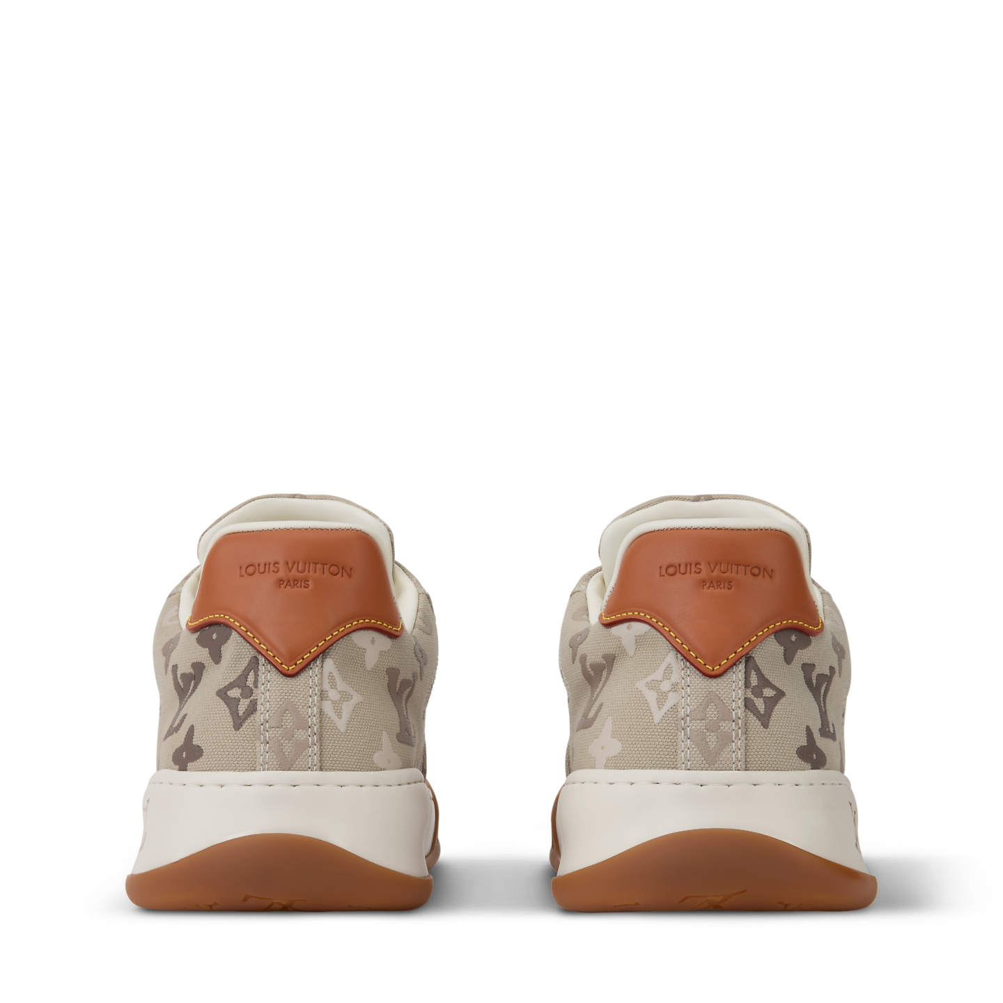  Giày Louis Vuitton LV Tilted Trainers 'Beige' 