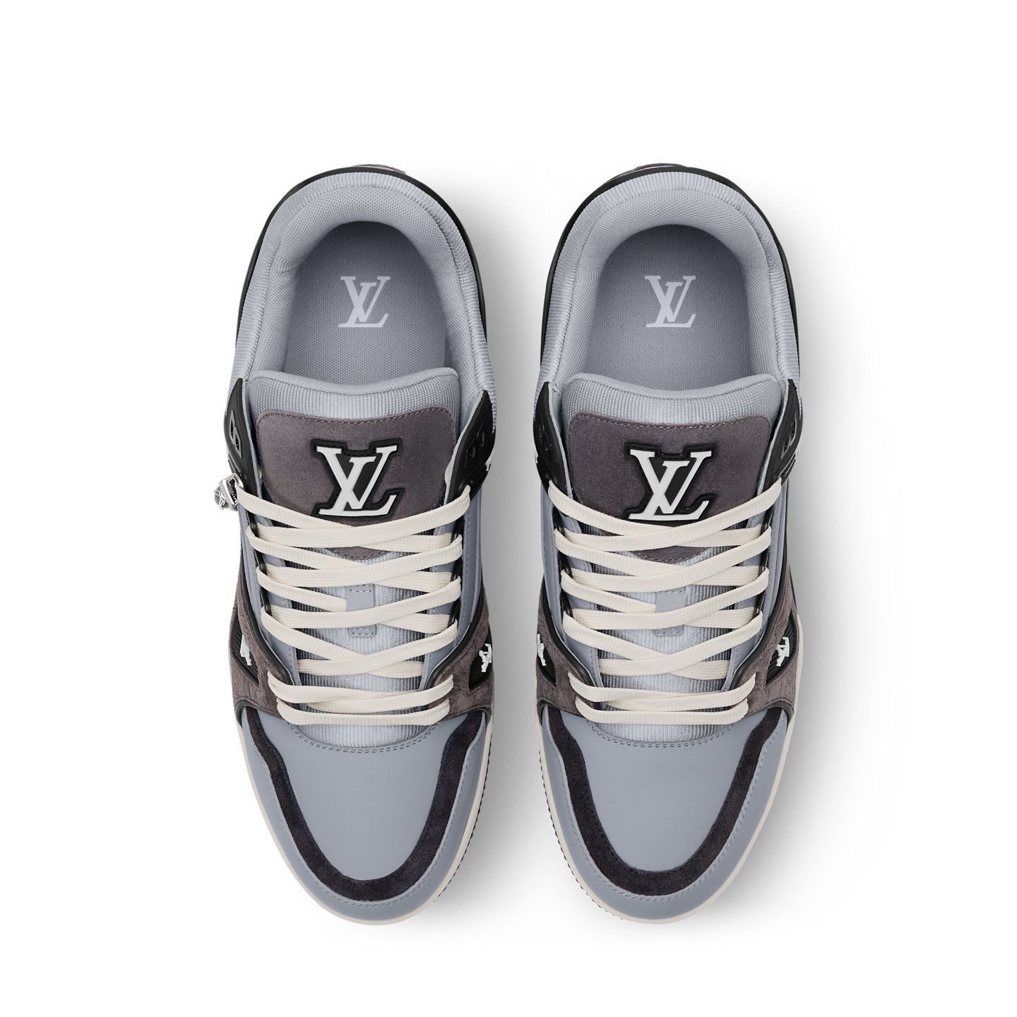  Giày Louis Vuitton LV Trainer Sneakers 'Noir Gris' 
