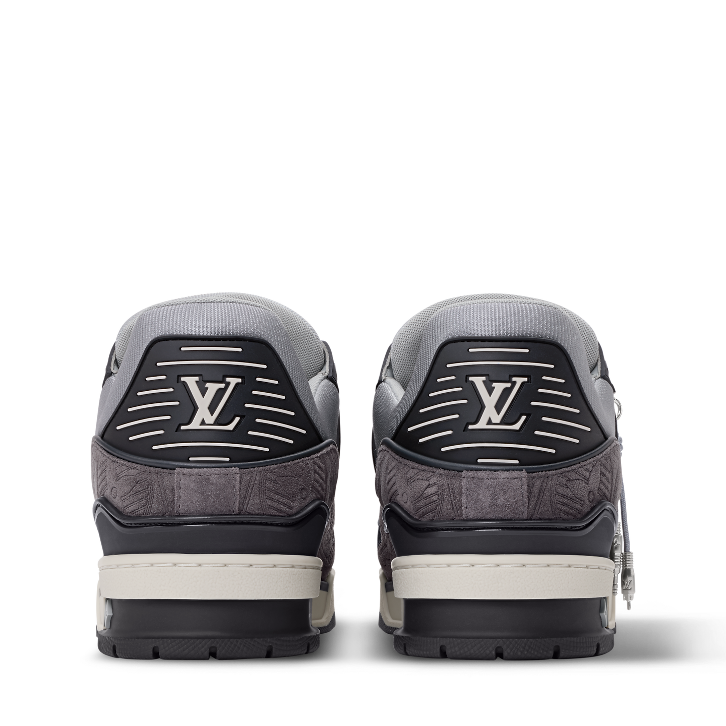  Giày Louis Vuitton LV Trainer Sneakers 'Noir Gris' 