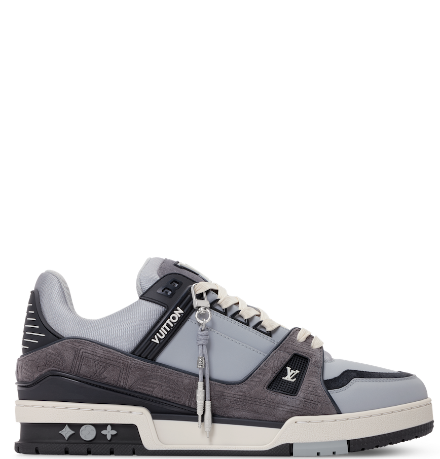  Giày Louis Vuitton LV Trainer Sneakers 'Noir Gris' 