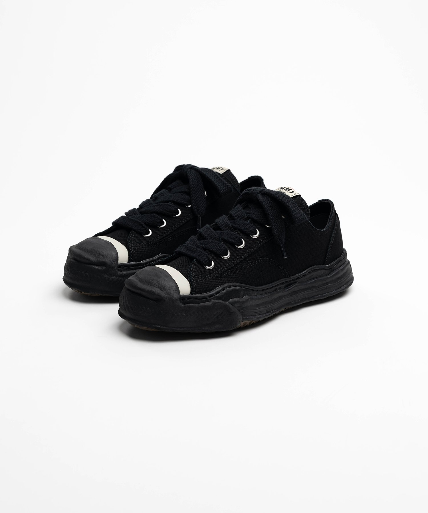  Giày Maison Mihara Yasuhiro Hank OG Sole Canvas 'Black' 