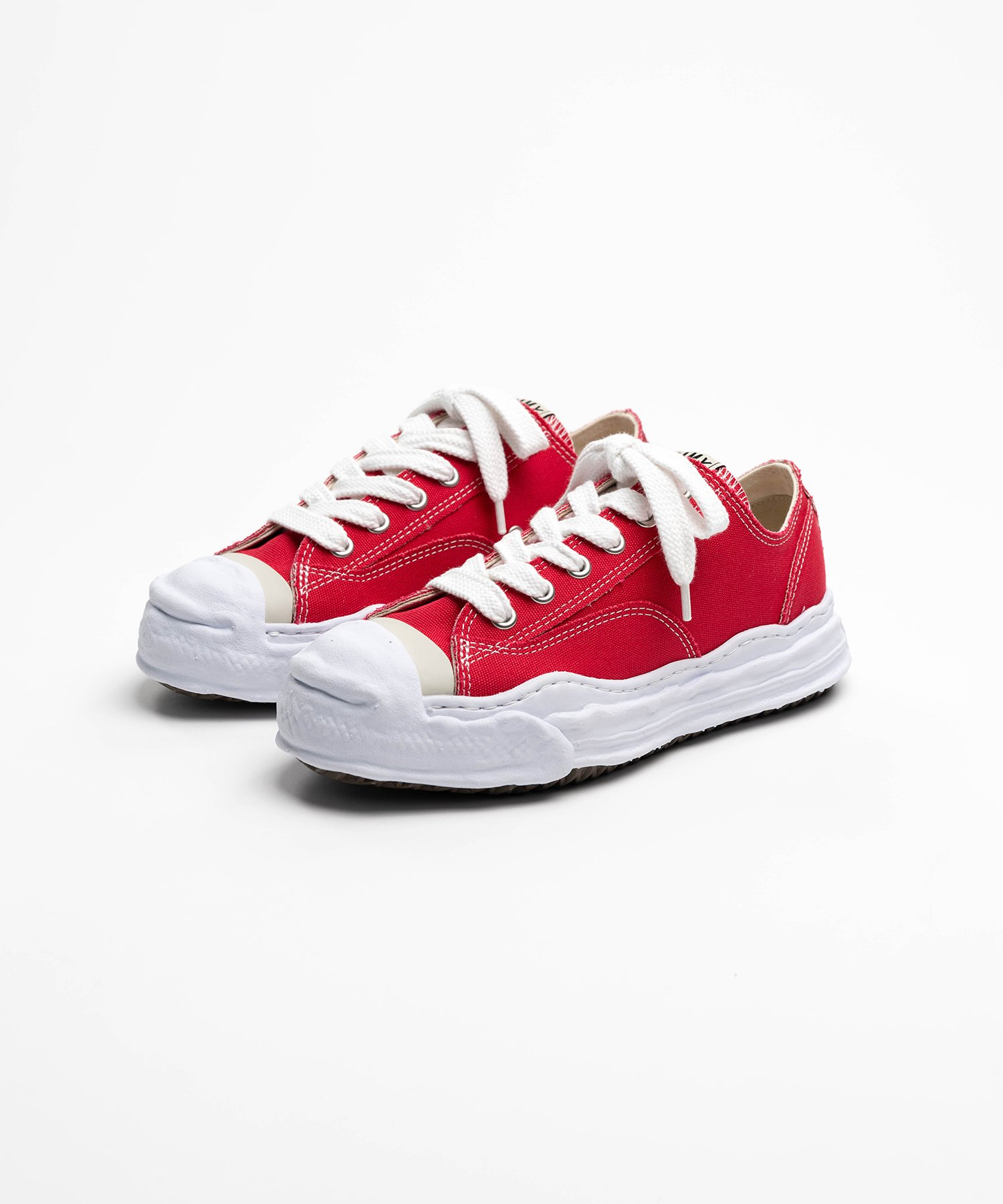  Giày Maison Mihara Yasuhiro Hank OG Sole Canvas 'Red' 