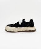  Giày Maison Mihara Yasuhiro Oliver OG Distressed Sole 'Black White' 