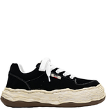  Giày Maison Mihara Yasuhiro Oliver OG Distressed Sole 'Black White' 