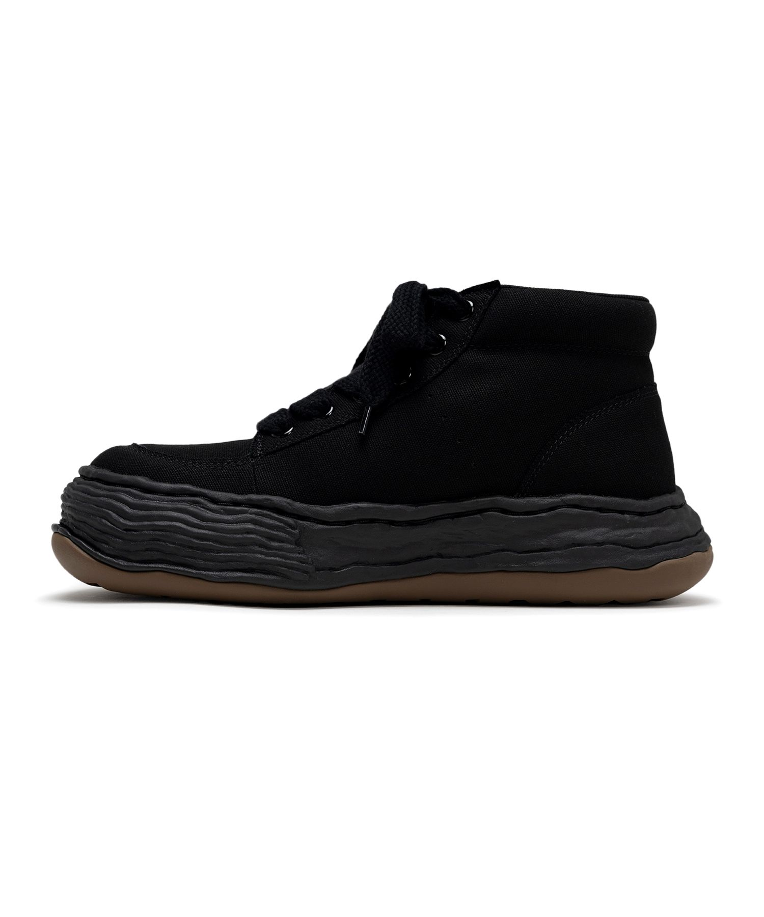  Giày Maison Mihara Yasuhiro Oliver OG Sole Canvas 'Black' 