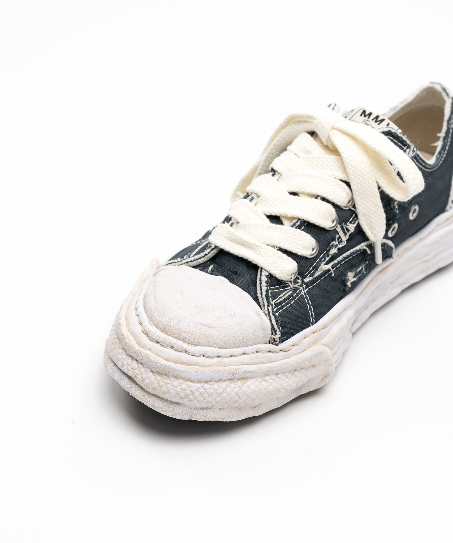  Giày Maison Mihara Yasuhiro Peterson23 OG Sole Ripped Overdye 'Black' 