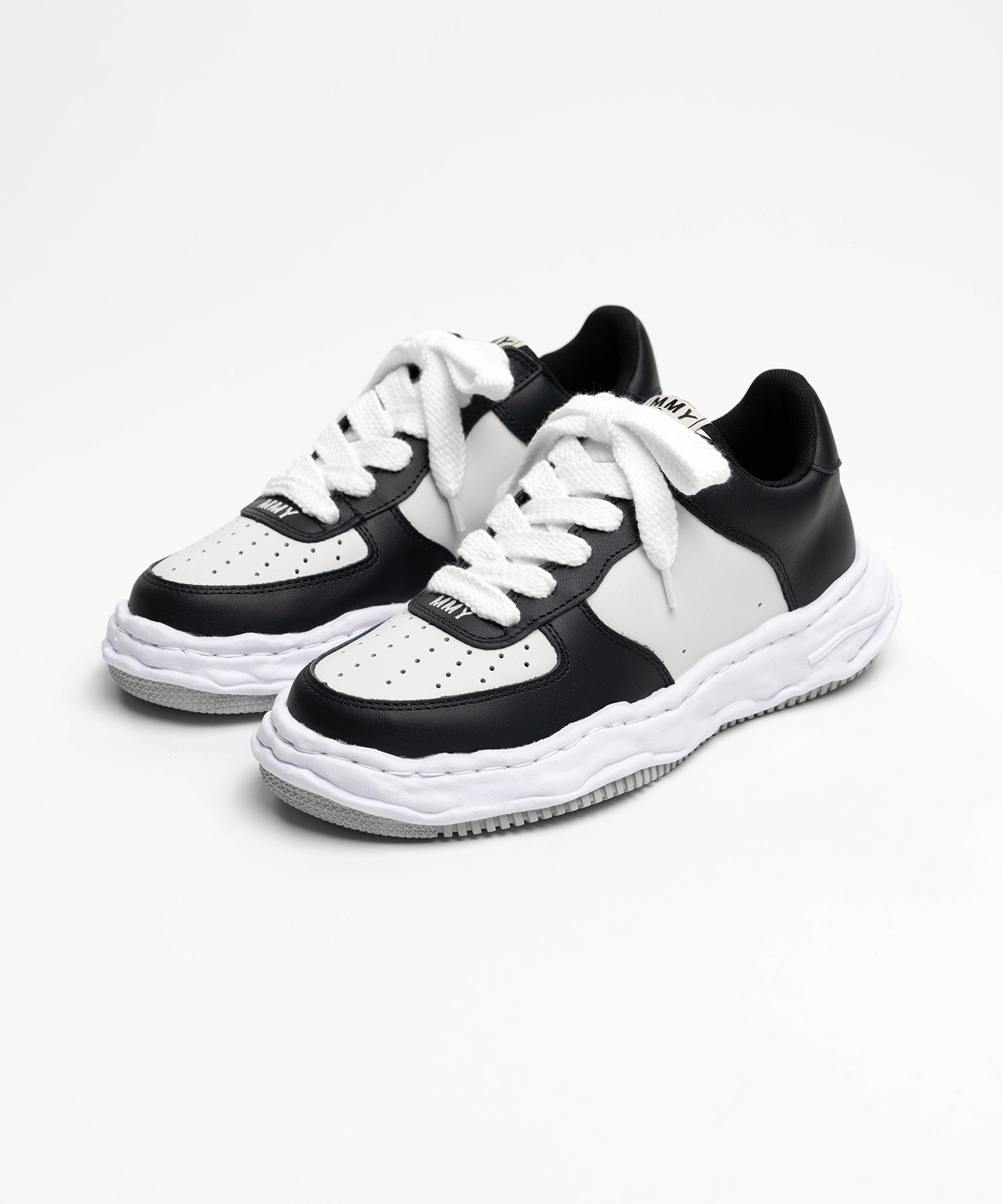  Giày Maison Mihara Yasuhiro Wayne OG Sole 'Black White' 