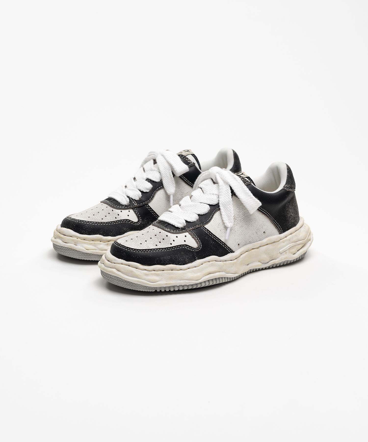  Giày Maison Mihara Yasuhiro Wayne OG Sole Shrink 'Black White' 