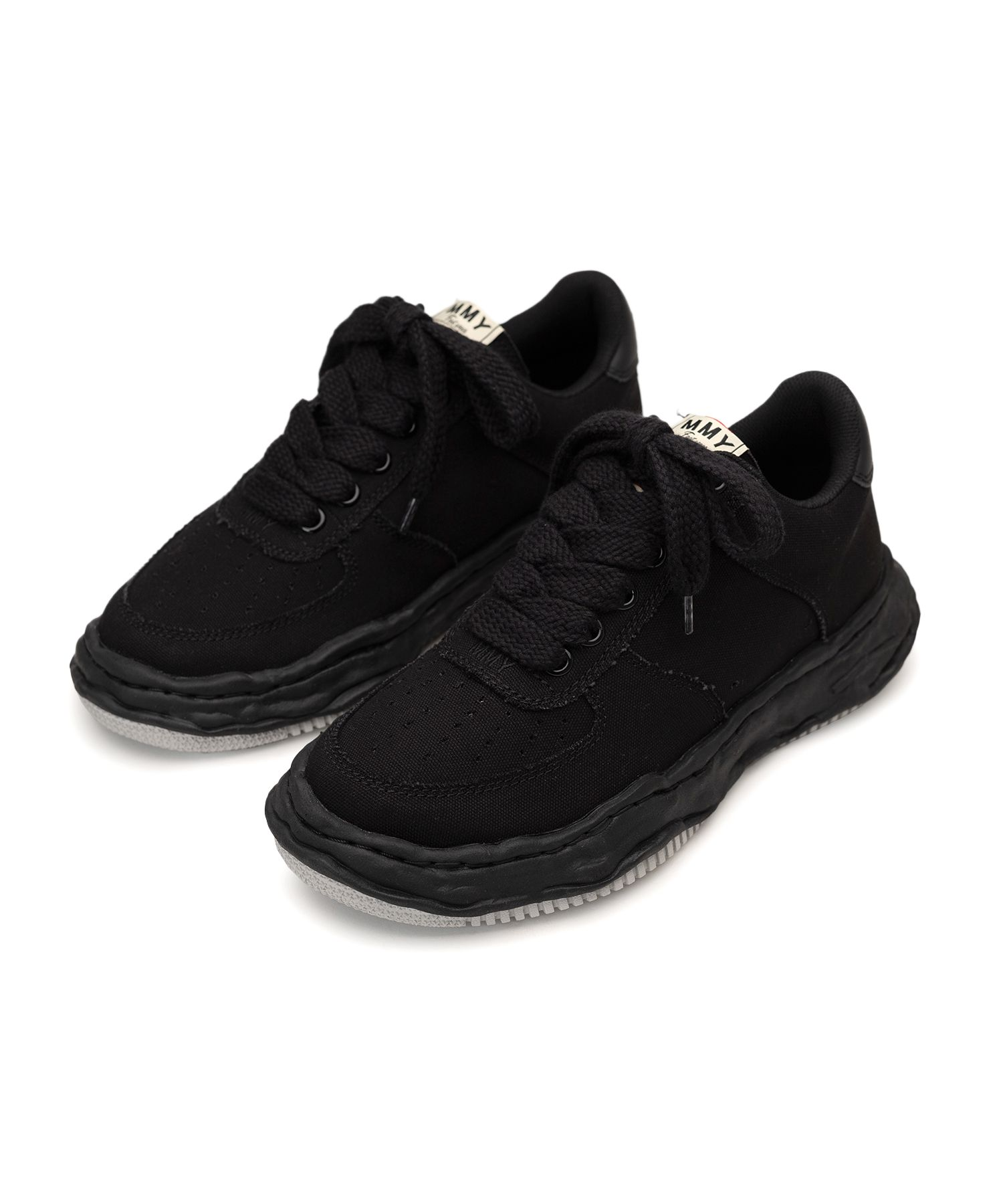  Giày Maison Mihara Yasuhiro Wayne OG Sole Canvas 'Black' 