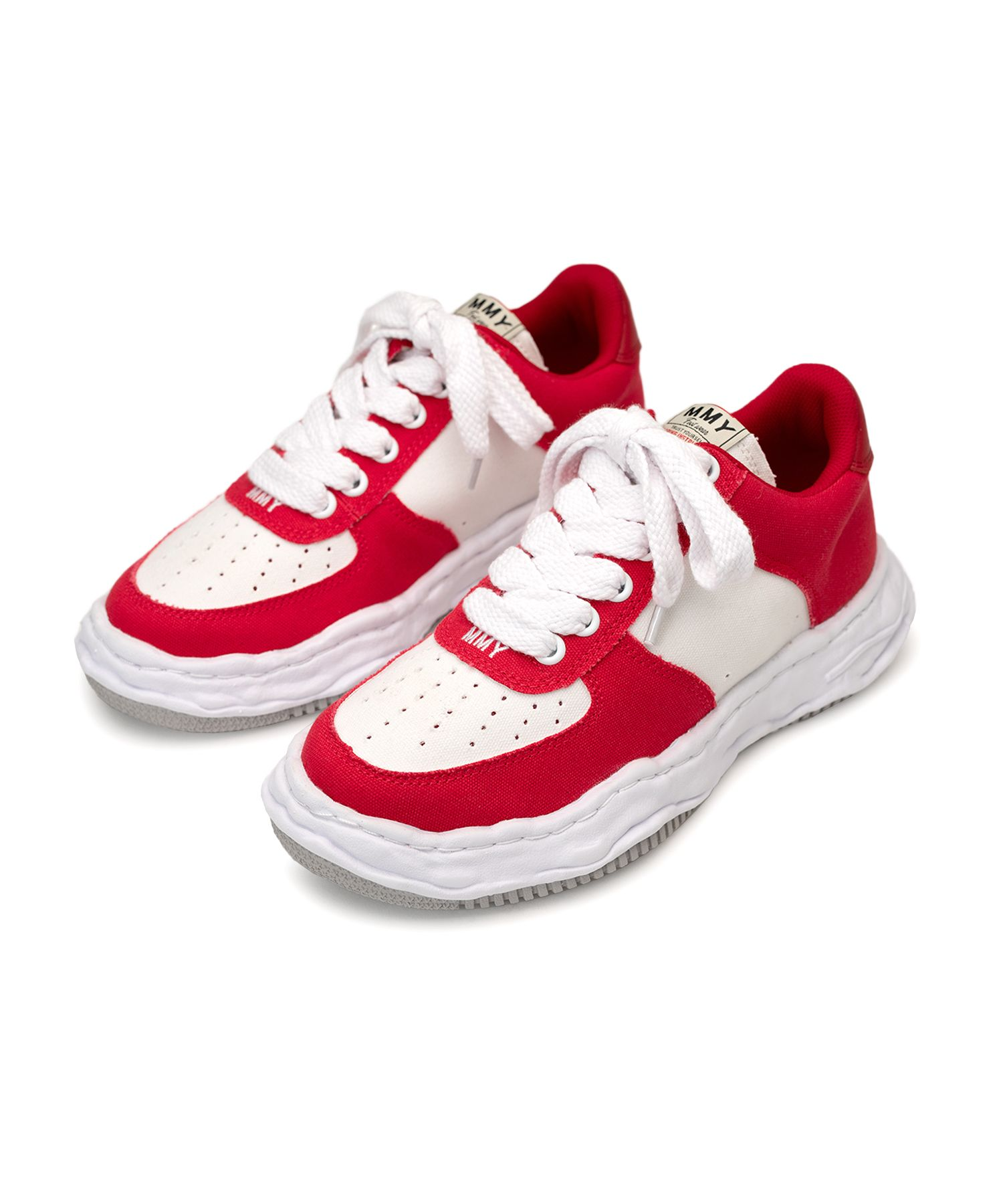  Giày Maison Mihara Yasuhiro Wayne OG Sole Canvas 'Red' 
