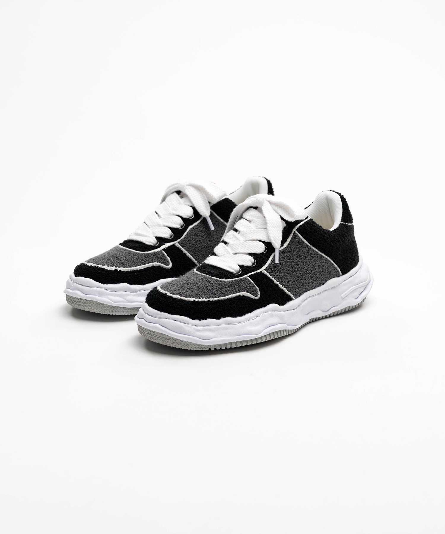  Giày Maison Mihara Yasuhiro Wayne OG Sole Chenille 'Black' 