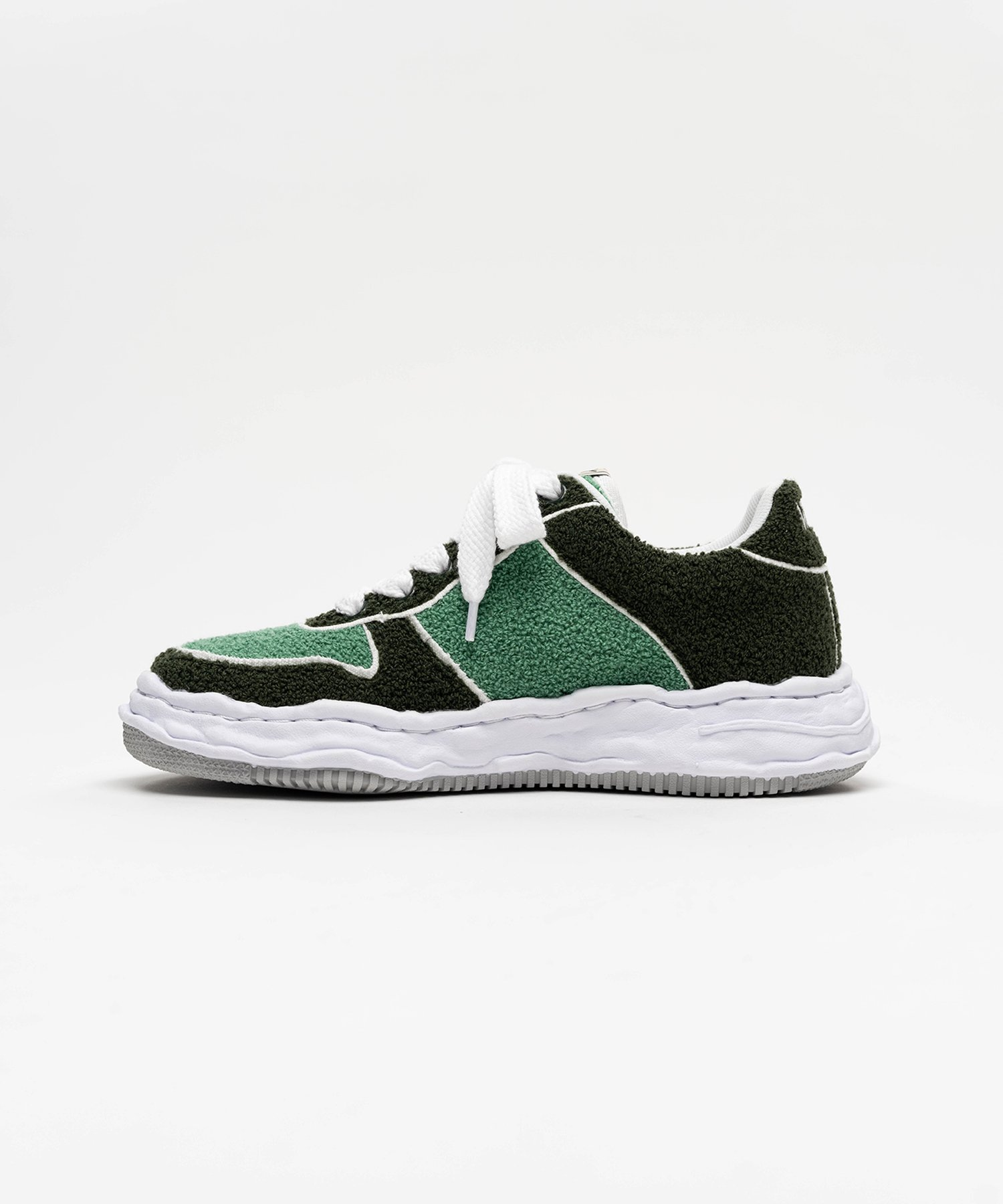  Giày Maison Mihara Yasuhiro Wayne OG Sole Chenille 'Green' 