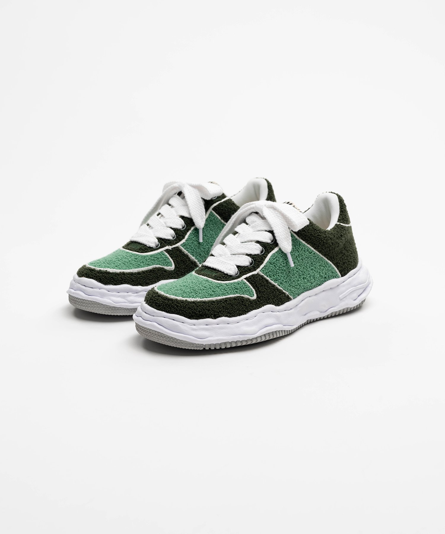  Giày Maison Mihara Yasuhiro Wayne OG Sole Chenille 'Green' 