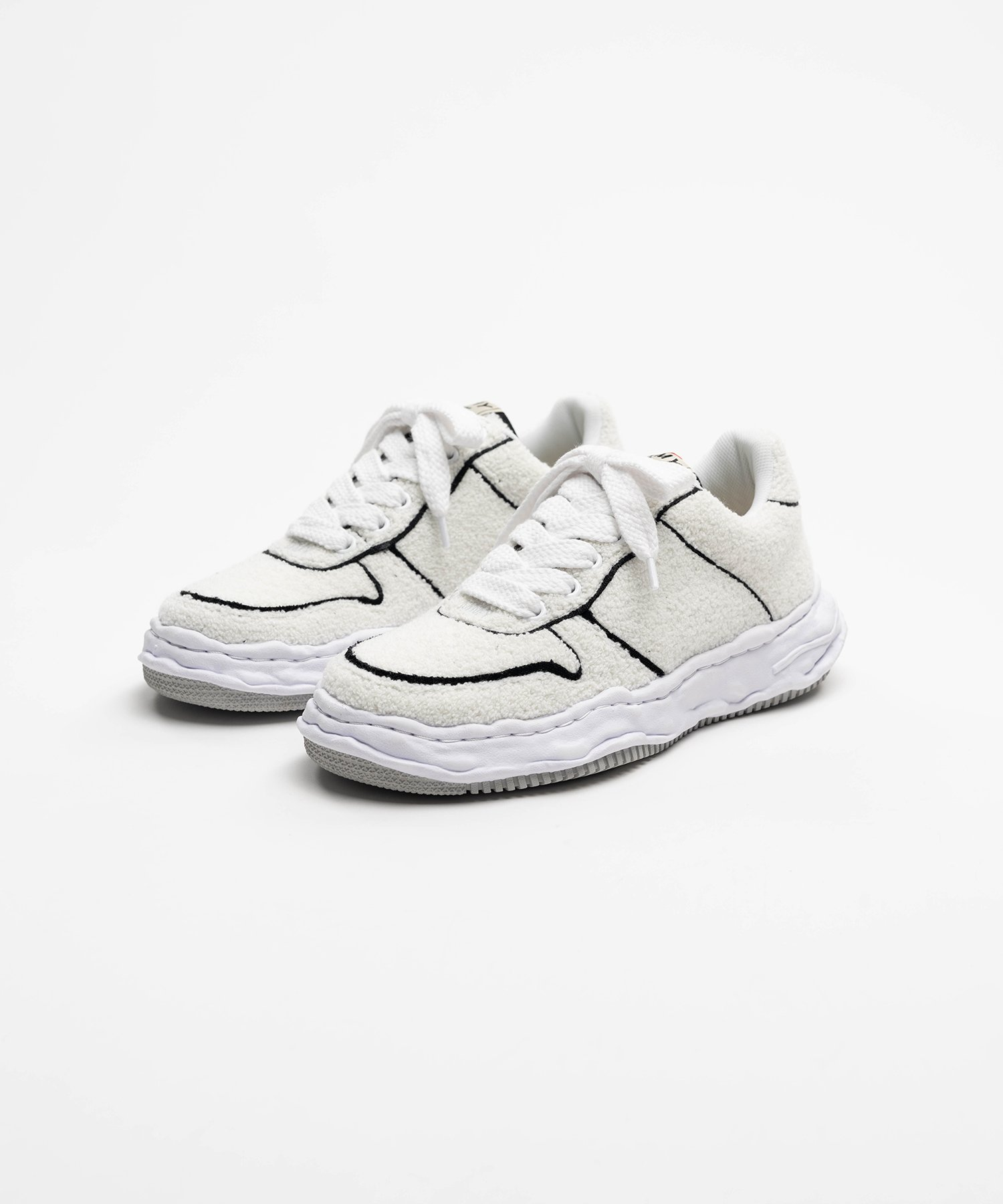  Giày Maison Mihara Yasuhiro Wayne OG Sole Chenille 'White' 