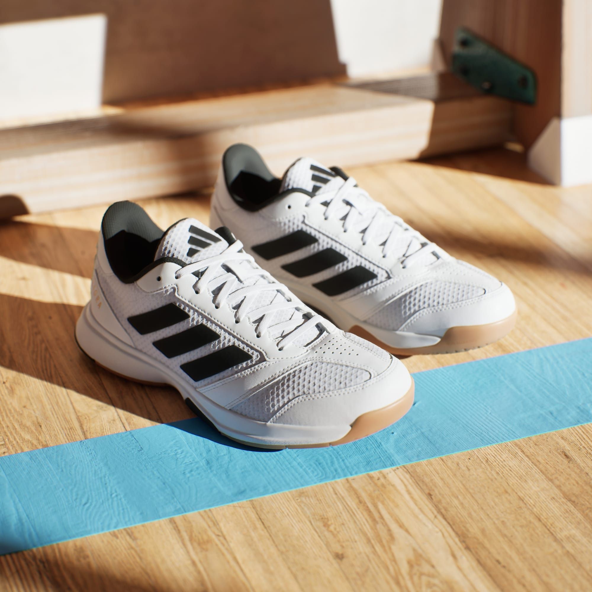 Giày Nam Adidas Ligra 8 Indoor Shoes 'White' 