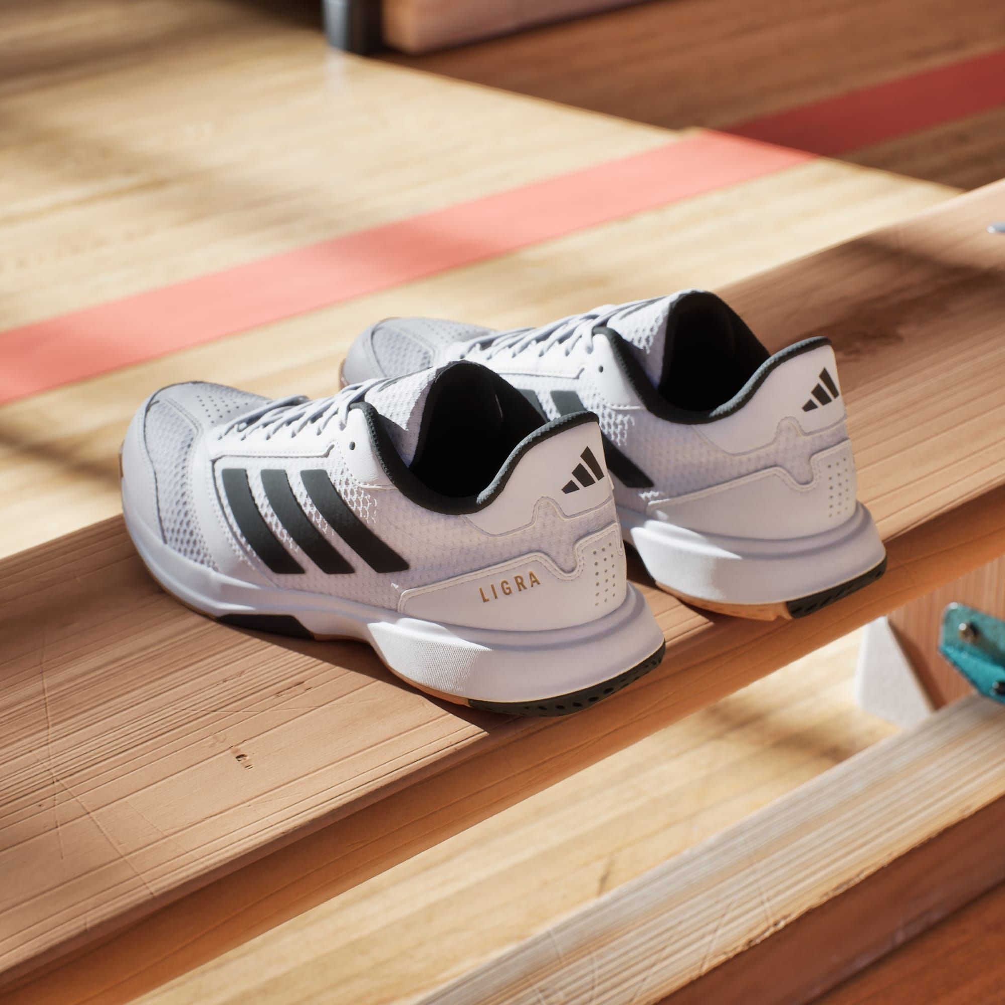  Giày Nam Adidas Ligra 8 Indoor Shoes 'White' 