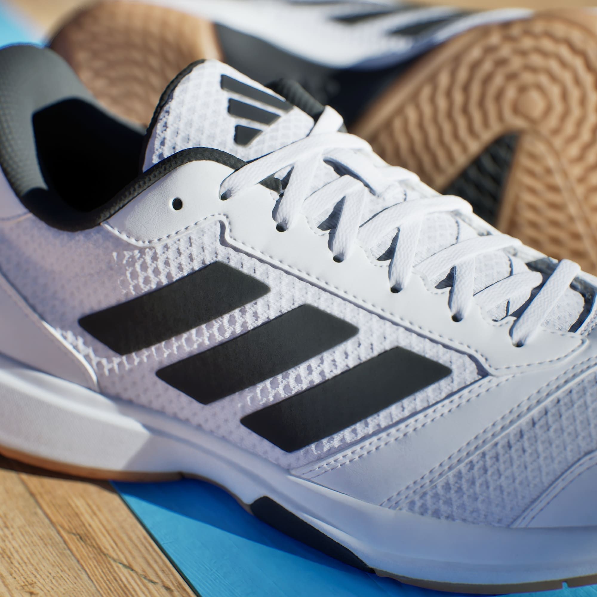 Giày Nam Adidas Ligra 8 Indoor Shoes 'White' 
