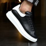  Giày Nam Alexander McQueen Oversized Sneaker 'Black' 