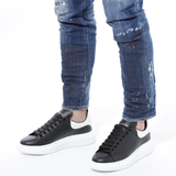  Giày Nam Alexander McQueen Oversized Sneaker 'Black' 