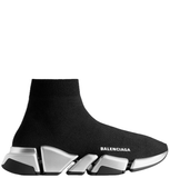  Giày Nam Balenciaga Speed 2.0 Recycled Knit Trainers 'Black' 