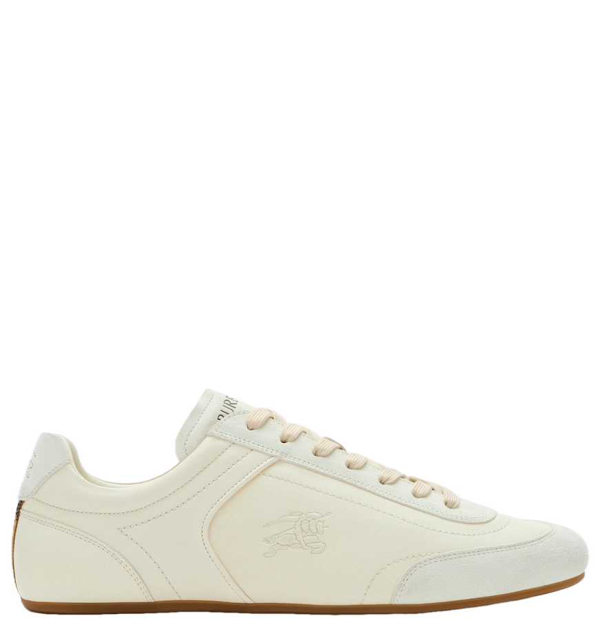  Giày Nam Burberry Leather Knight Runner Sneakers 'Beige' 