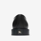  Giày Nam Burberry Leather Manor Derby Shoes 'Black' 