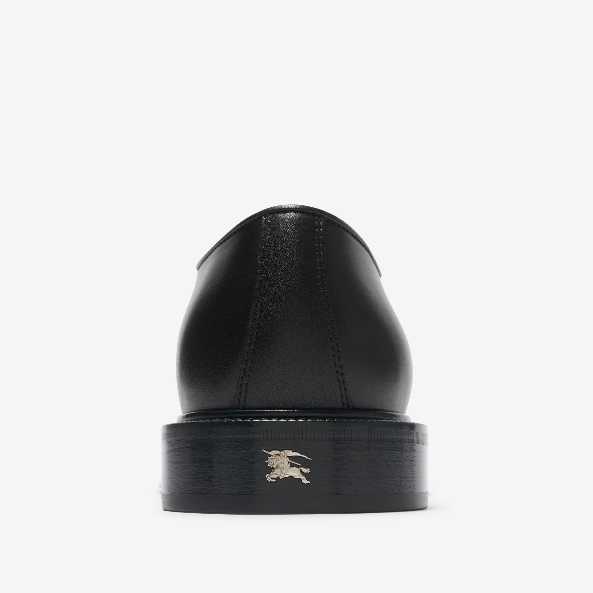  Giày Nam Burberry Leather Manor Derby Shoes 'Black' 