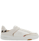  Giày Nam Burberry Leather Nylon Harrow Sneakers​ 'White' 